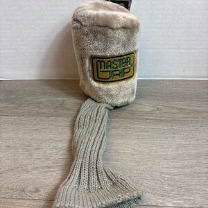 VTG Master Grip Golf Club Head Cover Gray Driver Fairway 3 Wood Sock